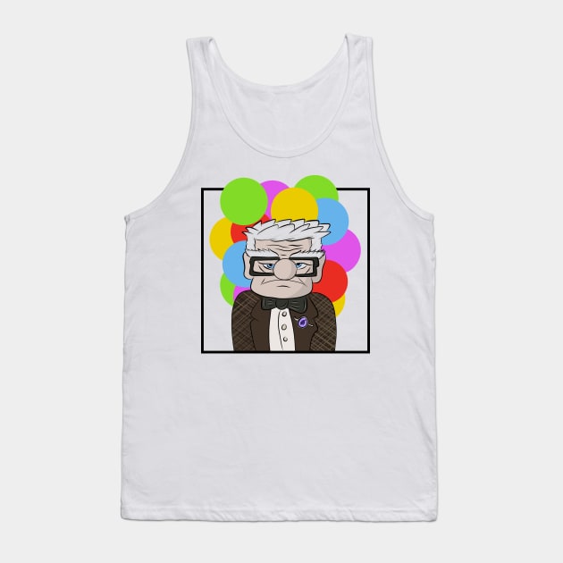 A Grumpy Old Man Tank Top by ryandraws_stuff